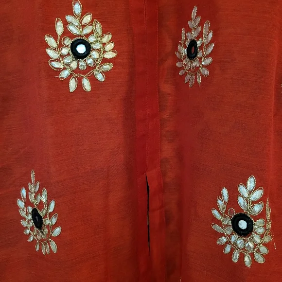 Gota Patti Lehenga Style Kurta - Picture 9 of 14